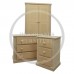 DEWSBURY 3 PIECE BEDROOM SET- UNPAINTED