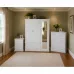 Handmade in Britain Pine 3 Piece Bedroom Furniture Set - Dewsbury White (Custom Finish Options)