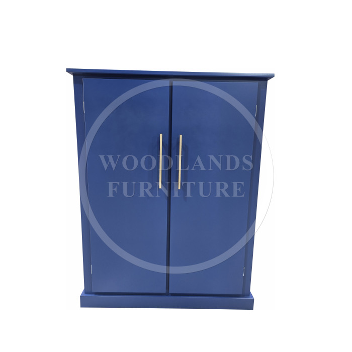 DEWSBURY 3 SHELVED STORAGE UNIT IN DARK BLUE DEWSBURY 3 SHELVED STORAGE UNIT IN DARK BLUE