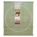 Handmade in the UK 3 Door 4 Drawer Mirrored Wardrobe - Dewsbury Apple Green (Made to Measure)