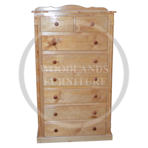 DIANA SOLID PINE  2 + 6 DRAWER CHEST
