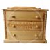 UK Handmade Solid Pine 3 Drawer 90cm Wide Chest of Drawers - Diana Antique Wax - Fully Assembled (Made to Measure)