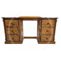 DIANA SOLID PINE 6 DRAWER DRESSING TABLE IN GOLDEN OAK DIANA SOLID PINE 6 DRAWER DRESSING TABLE IN GOLDEN OAK