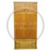 Handmade in the UK Solid Pine 2 Drawer 100cm Wide Wardrobe with Top Box - Diana Golden Oak Wax (Made to Measure)