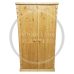 Handmade in the UK Solid Pine 2 Door Full Hanging Wardrobein Antique Wax - Diana (Made to Measure)