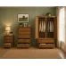 British Handmade Solid Pine 3 Piece Bedroom Furniture Set - Design Doors - Diana Light Oak Wax (Custom Finish Options)