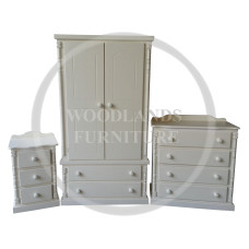 DIANA SOLID PINE 3 PIECE BEDROOM SET