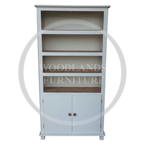 FLORIDA 5 SHELVED BOOKCASE WITH DOORS