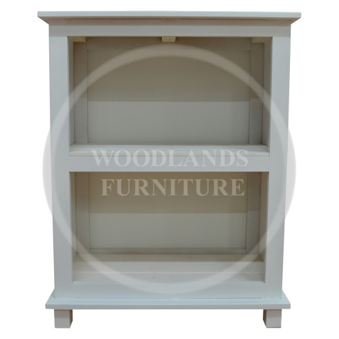 FLORIDA 1 SHELVED BOOKCASE IN WHITE