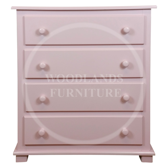 FLORIDA 4 DRAWER CHEST IN PINK