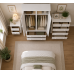 3 Piece Bedroom Furniture Set - Florida White | Handmade in England