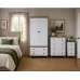3 Piece Bedroom Furniture Set - Florida Country White | Handmade in England