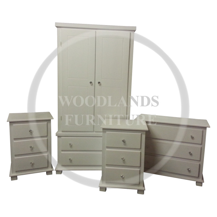 FLORIDA 4 PIECE BEDROOM SET IN IVORY FLORIDA 4 PIECE BEDROOM SET IN IVORY