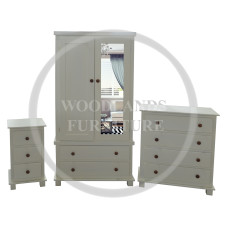 FLORIDA 3 PIECE MIRRORED BEDROOM SET