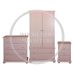 3 Piece Bedroom Furniture Set - Florida Pink | Handmade in England
