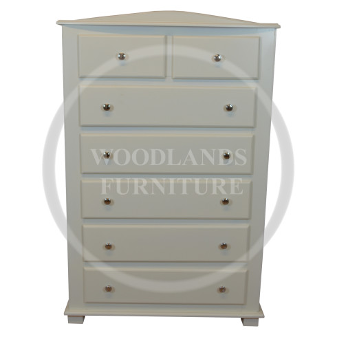 GALAXY FLORIDA 2 + 5 DRAWER CHEST IN IVORY