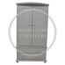 Shelved Wardrobe - Galaxy Florida White | Handmade in England