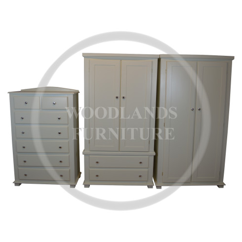 GALAXY FLORIDA 3 PIECE BEDROOM SET IN IVORY