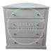 UK Handmade 4 Drawer 90cm Wide Chest of Drawers - Galaxy White - Fully Assembled (Made to Measure)