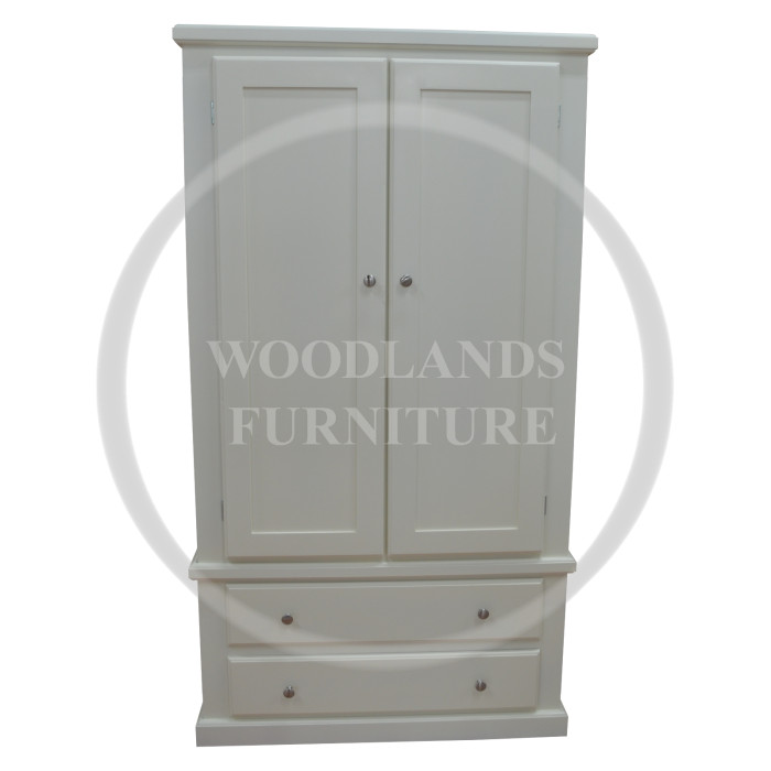 GALAXY 2 DRAWER WARDROBE IN IVORY GALAXY 2 DRAWER WARDROBE IN IVORY