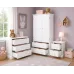 3 Piece Bedroom Furniture Set - Kiddies White | Handmade in England