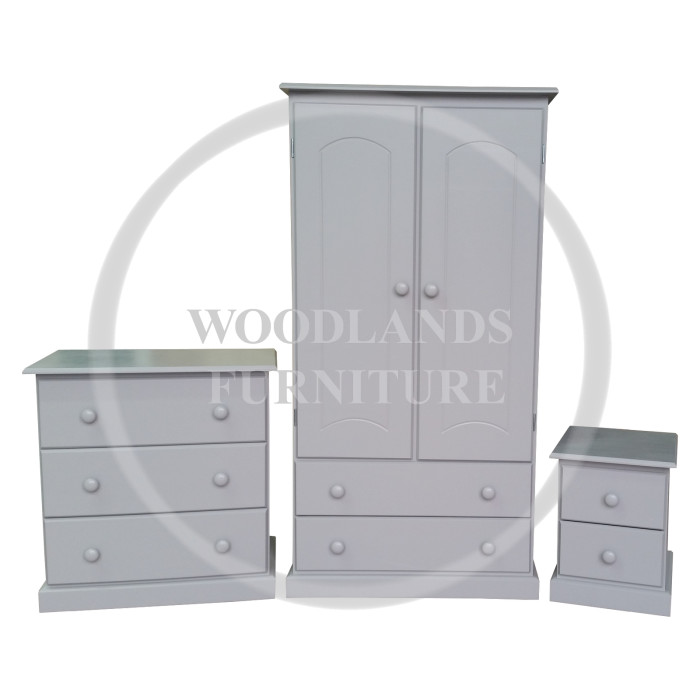 KIDDIES 3 PIECE BEDROOM SET IN WHITE KIDDIES 3 PIECE BEDROOM SET IN WHITE