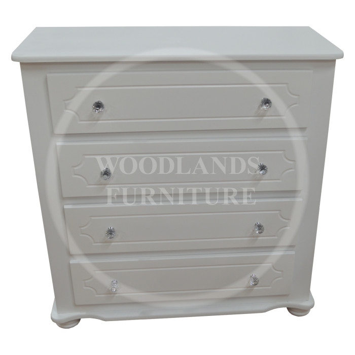 MANHATTAN 4 DRAWER CHEST IN WHITE