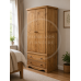 MOROCCAN SOLID PINE 2 DRAWER WARDROBE IN LIGHT OAK WAX MOROCCAN SOLID PINE 2 DRAWER WARDROBE IN LIGHT OAK WAX