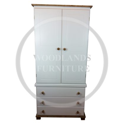 Cambridge Country 3 Drawer Wardrobe