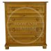Solid Pine 4 Drawer Chest of Drawers - Roman Light Oak Wax - Fully Assembled | Handmade in England