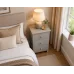 Handmade in England Shaker 3 Drawer Bedside Cabinet - Fully Assembled