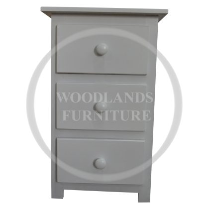 Shaker 3 Drawer Bedside Cabinet