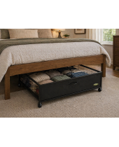 SOLID METAL STORAGE BASKET 