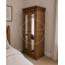 VICTORIAN SOLID PINE DOUBLE MIRRORED FULL HANGING WARDROBE IN OLD ANTIQUE WAX VICTORIAN SOLID PINE DOUBLE MIRRORED FULL HANGING WARDROBE IN OLD ANTIQUE WAX