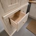 VICTORIAN SOLID PINE LARDER CUPBOARD IN NATURAL WOOD VICTORIAN SOLID PINE LARDER CUPBOARD IN NATURAL WOOD