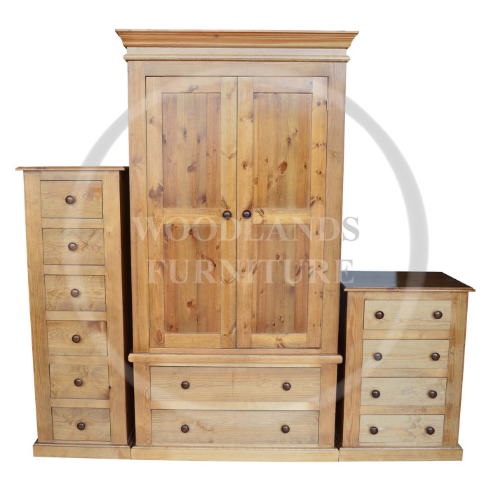 VICTORIAN SOLID PINE 3 PIECE SLIM BEDROOM SET VICTORIAN SOLID PINE 3 PIECE SLIM BEDROOM SET