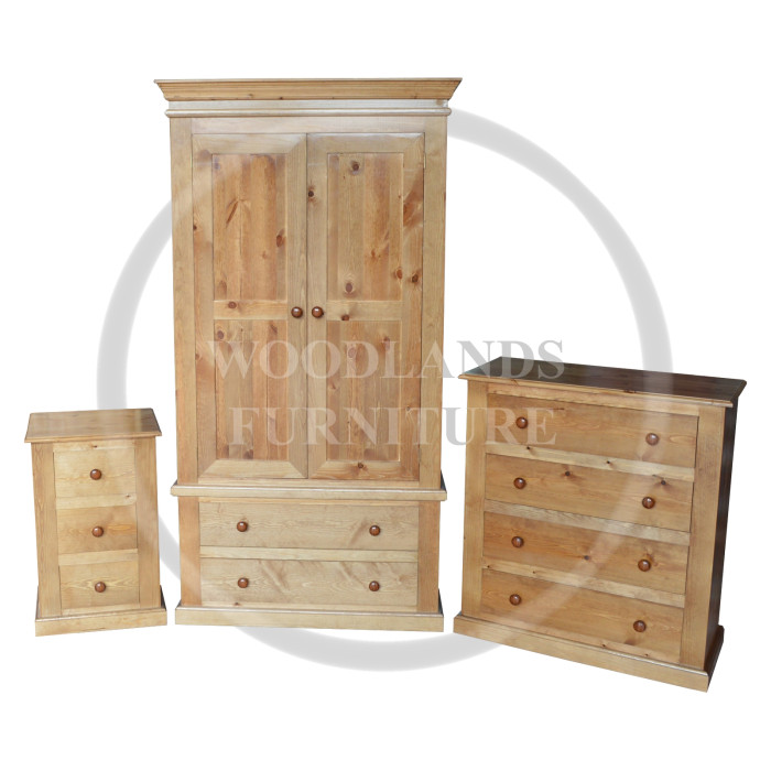 VICTORIAN SOLID PINE 3 PIECE BEDROOM SET IN LIGHT OAK WAX VICTORIAN SOLID PINE 3 PIECE BEDROOM SET IN LIGHT OAK WAX