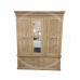 VICTORIAN SOLID PINE TRIPLE 3 PIECE BEDROOM SET 