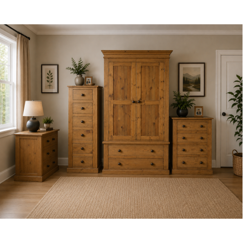 VICTORIAN SOLID PINE 3 PIECE SLIM BEDROOM SET VICTORIAN SOLID PINE 3 PIECE SLIM BEDROOM SET
