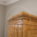 VICTORIAN SOLID PINE TRIPLE MIRRORED 4 DRAWER WARDROBE IN LIGHT OAK POLISHED