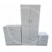 Handmade in England Budget 3 Piece Bedroom Set in White