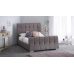Upholstered Sleigh Bed Frame - Siena | Handmade in England