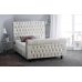Upholstered Sleigh Bed Frame - Rimini | Handmade in England