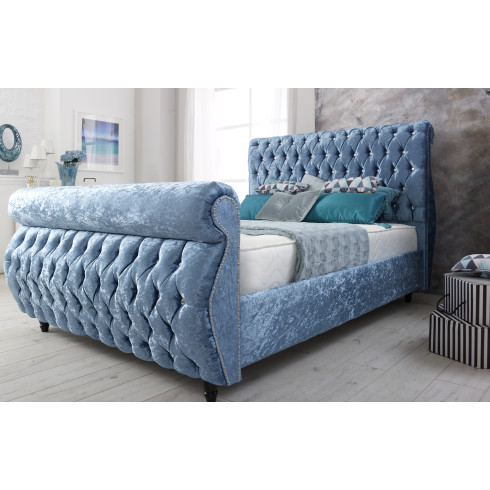 SWAN SLEIGH  BED