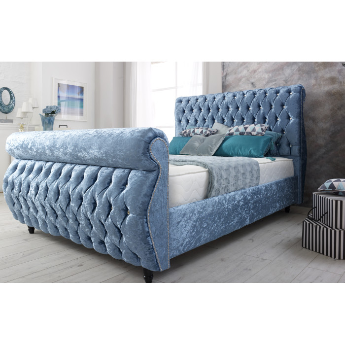 SWAN SLEIGH  BED