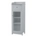 Alaska Glass Cabinet Grey Alaska Glass Cabinet Grey