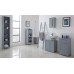 Alaska Wall Cabinet With Mirror Grey