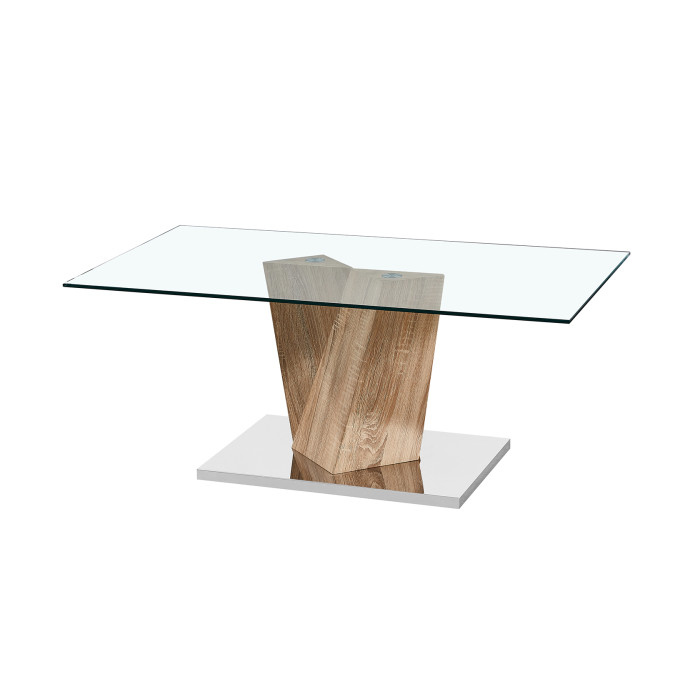 Alpha Coffee Table Oak Effect Base Alpha Coffee Table Oak Effect Base