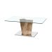 Alpha Coffee Table Oak Effect Base