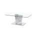 Alpha Coffee Table White Marble Effect Base Alpha Coffee Table White Marble Effect Base
